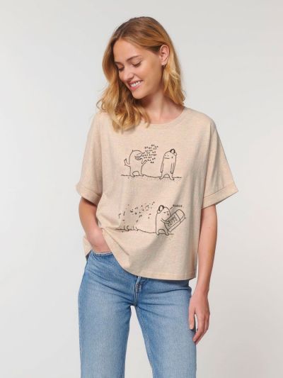 T-shirt femme "Bord(el) de Mer(de)"