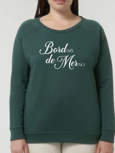 Sweat femme ''Bord(el) de Mer(de)''