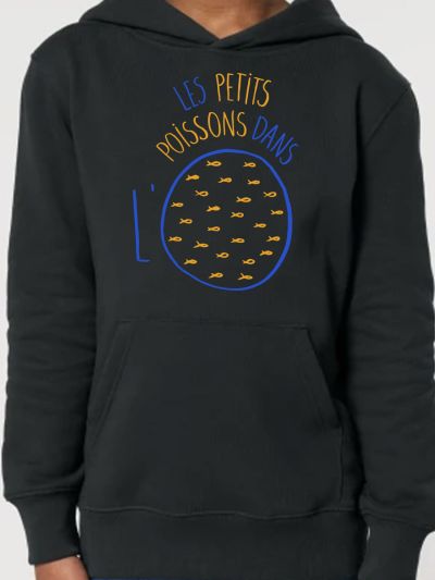 Sweat enfant "Les petits poissons dans l'o"