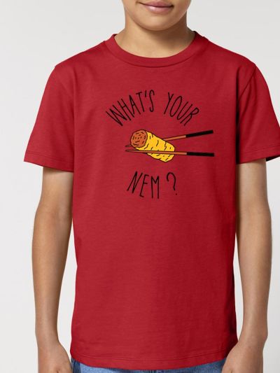 T-shirt enfant "What 's your nem ?"