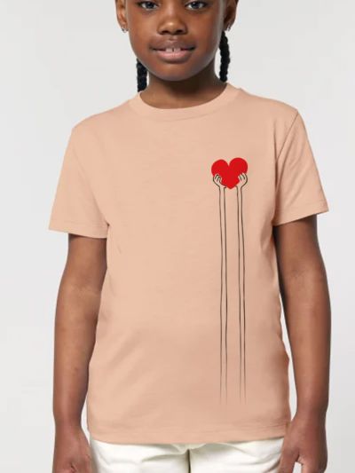 Tee shirt enfant "Mains Coeur"