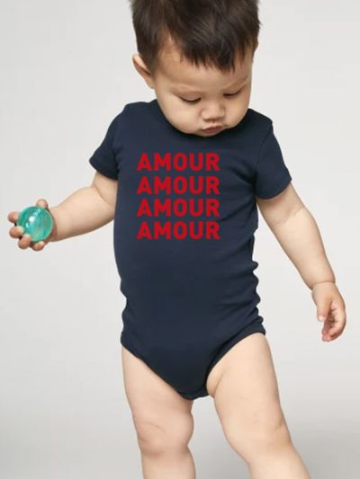 Body bébé ''Amour Amour Amour''