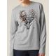 T-shirt manches longues homme "CERF D'AUTOMNE"