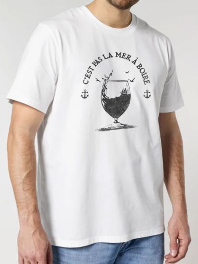 T-shirt  "La mer à boire"