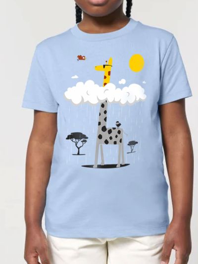 T-shirt enfant "GIRAFE AU SOLEIL" by LeDuc