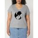 T-shirt femme manches courtes "YING YANG CAT" BY LEDUC