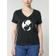 T-shirt femme manches courtes "YING YANG CAT" BY LEDUC