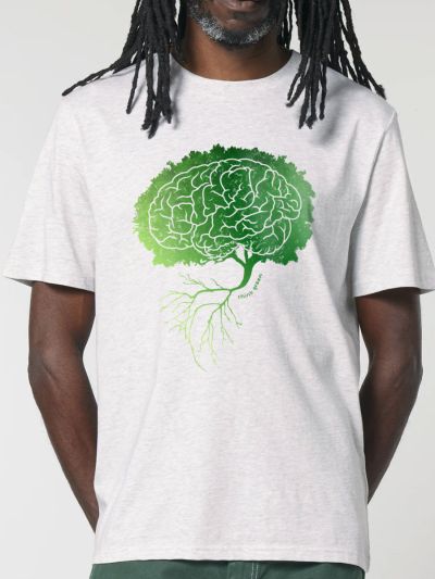 T-SHIRT MANCHES COURTES HOMME "THINK GREEN"