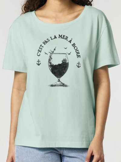 T-shirt femme "LA MER A BOIRE" by LeDuc