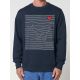 Sweat homme ''BALEINE MARINIERE''