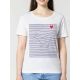 T-shirt femme "BALEINE MARINIERE"